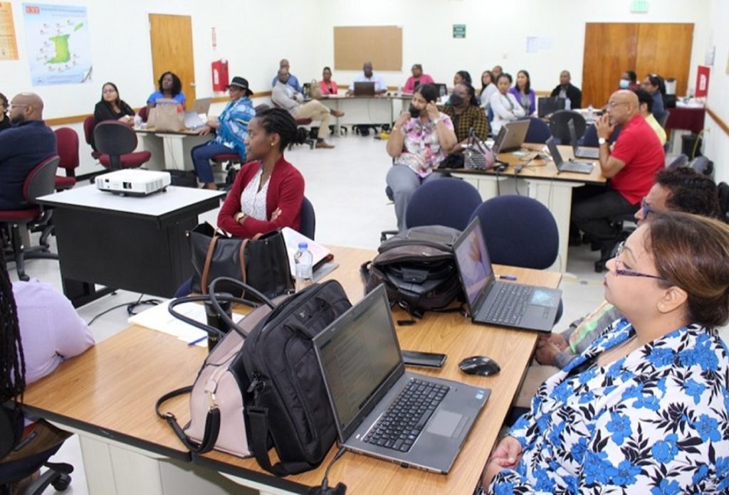 Participants at the MOOCs workshop
