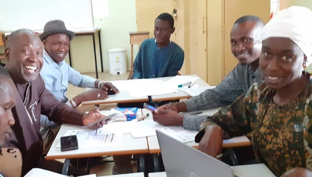 Participants of the ODL workshop at The Gambian College