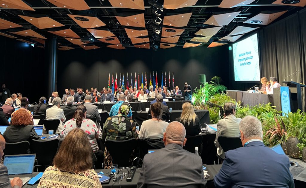 Participants at the Conference of Pacific Educaton Ministers (CPEM)