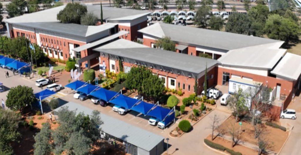 aerial view of Botswana Open University