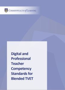 cover of "Digital and Professional Teacher Competency Standards for Blended TVET"