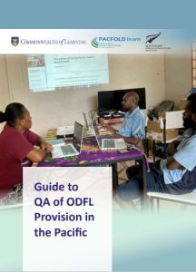 cover of "Guide to QA of ODFL Provision in the Pacific"
