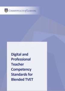 cover of "Digital and Professional Teacher Competency Standards for Blended TVET"