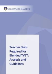 cover of "Teacher Skills Required for Blended TVET: Analysis and Guidelines"