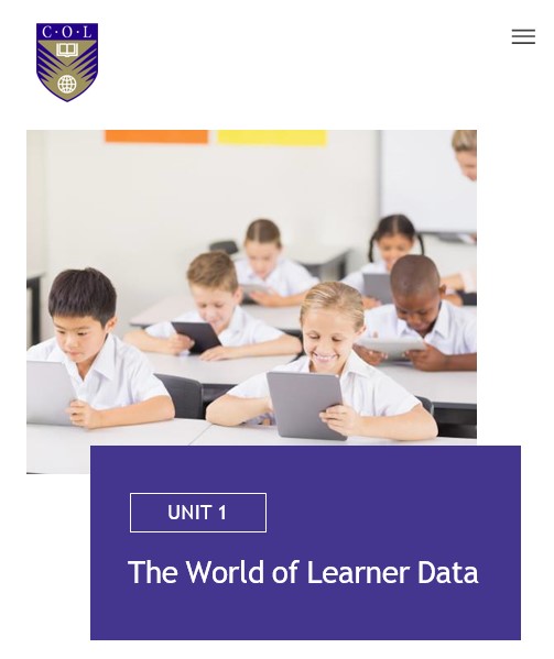 Unit: 1: The World of Learner Data – Learning Analytics: A Primer