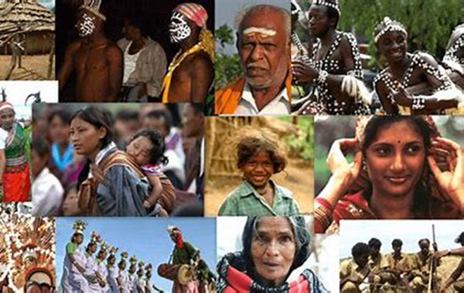 collage of photos showing tribal communities