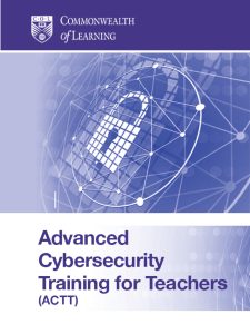 Advanced Cybersecurity Training for Teachers book cover